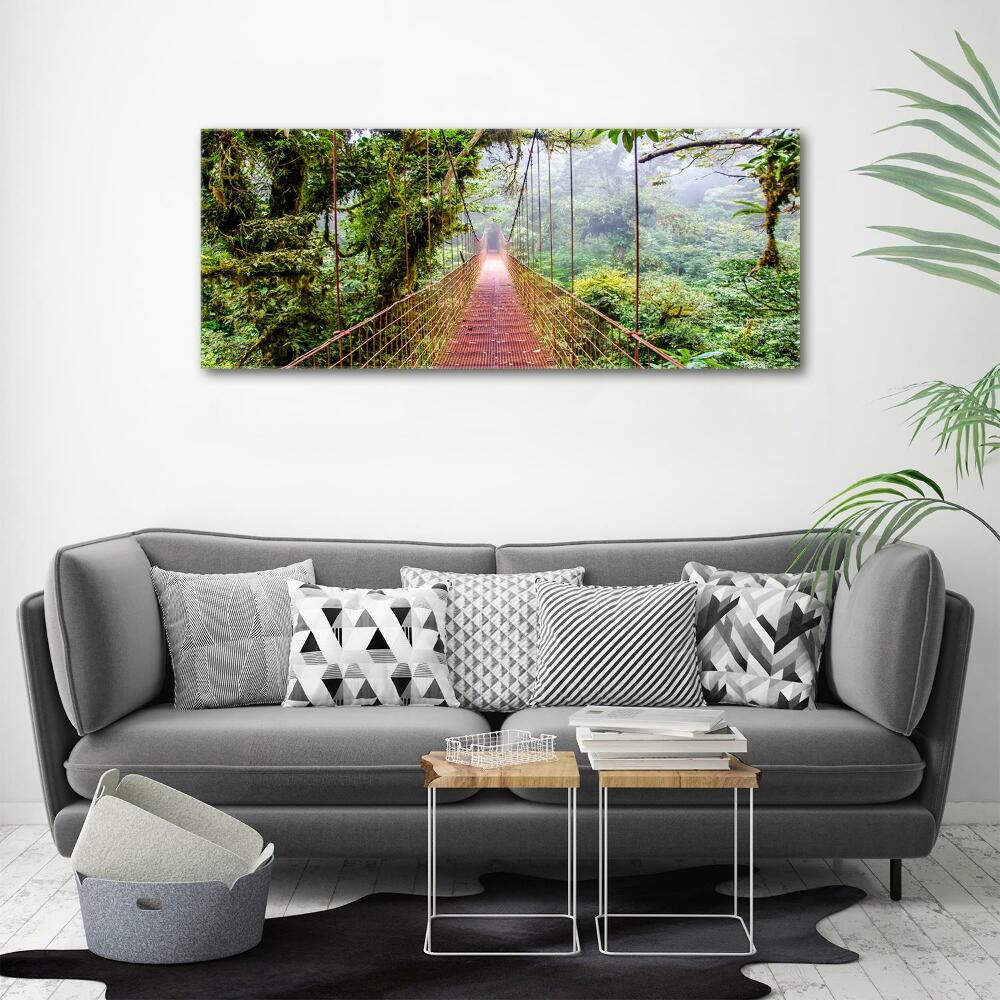 Tableau mural sur toile Pont sous les tropiques