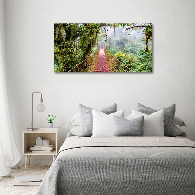 Tableau mural sur toile Pont sous les tropiques