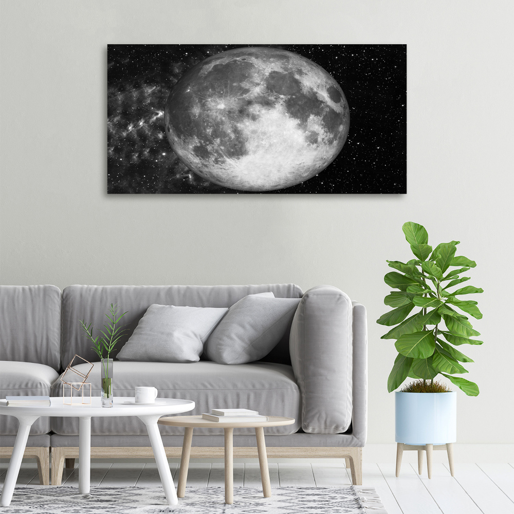 Tableau toile imprimée Lune