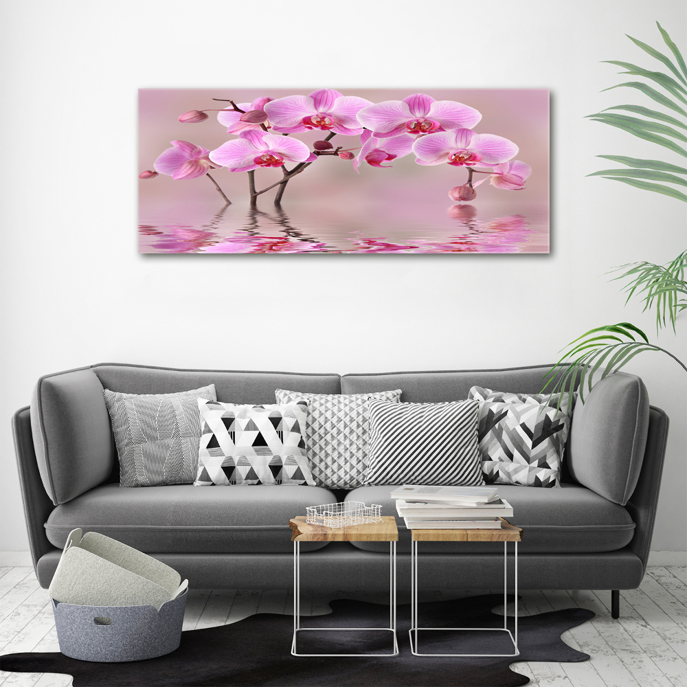 Tableau imprimé sur toile Orchidée rose