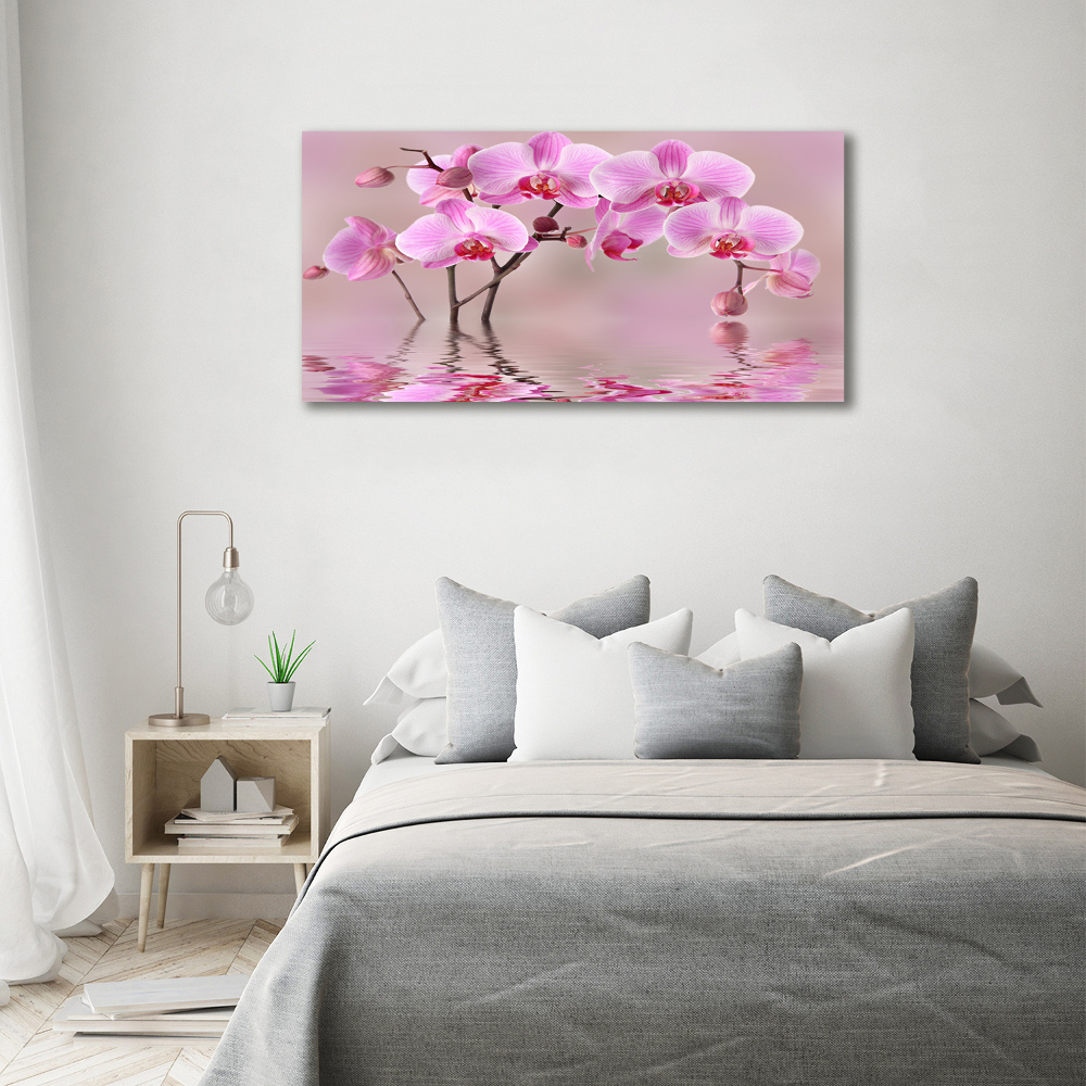 Tableau imprimé sur toile Orchidée rose