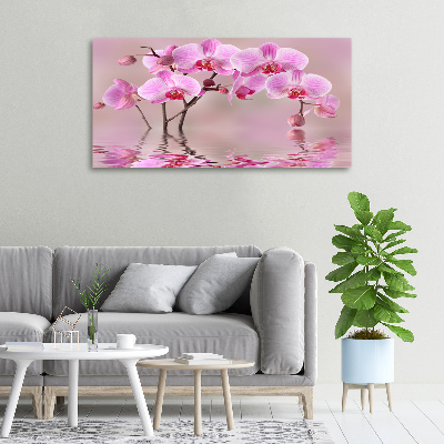 Tableau imprimé sur toile Orchidée rose