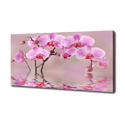 Tableau imprimé sur toile Orchidée rose