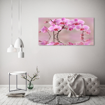 Tableau imprimé sur toile Orchidée rose