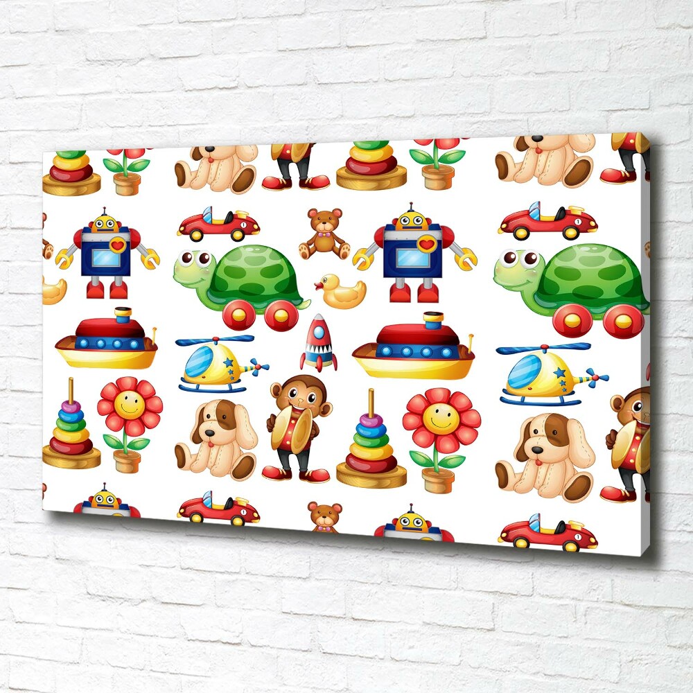 Tableau sur toile Jouets