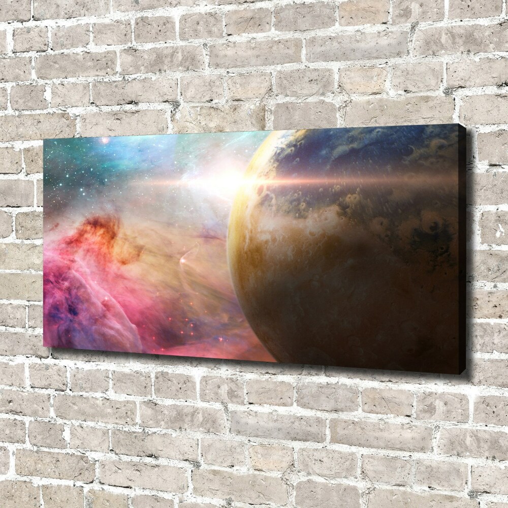 Tableau toile imprimée Galaxie