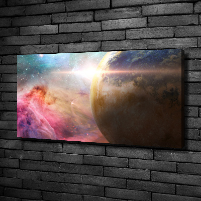 Tableau toile imprimée Galaxie