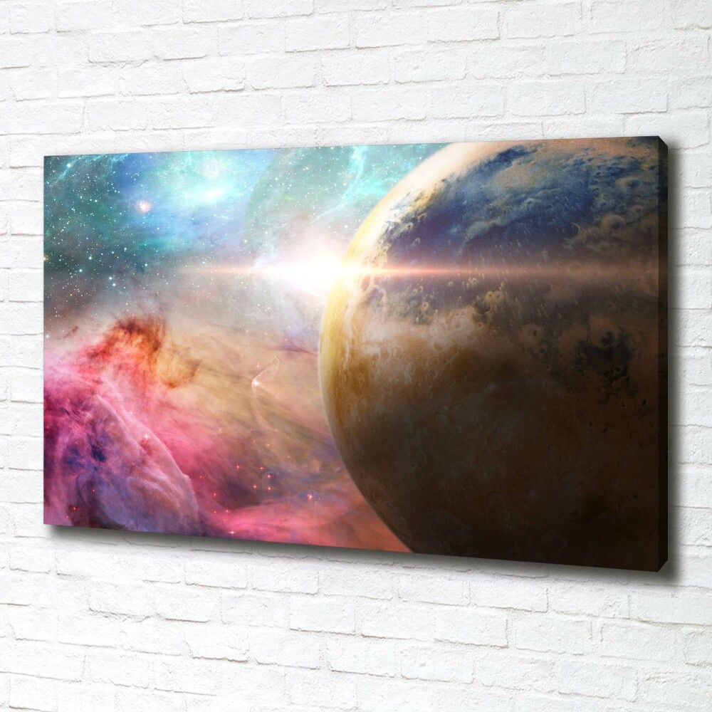 Tableau toile imprimée Galaxie