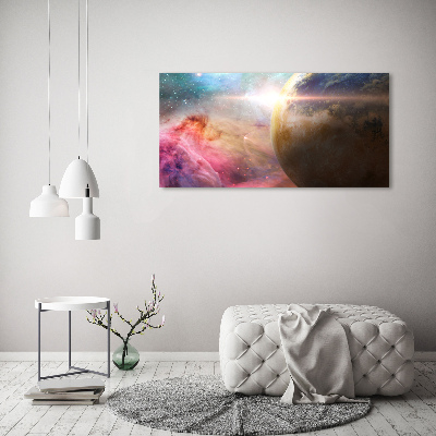 Tableau toile imprimée Galaxie