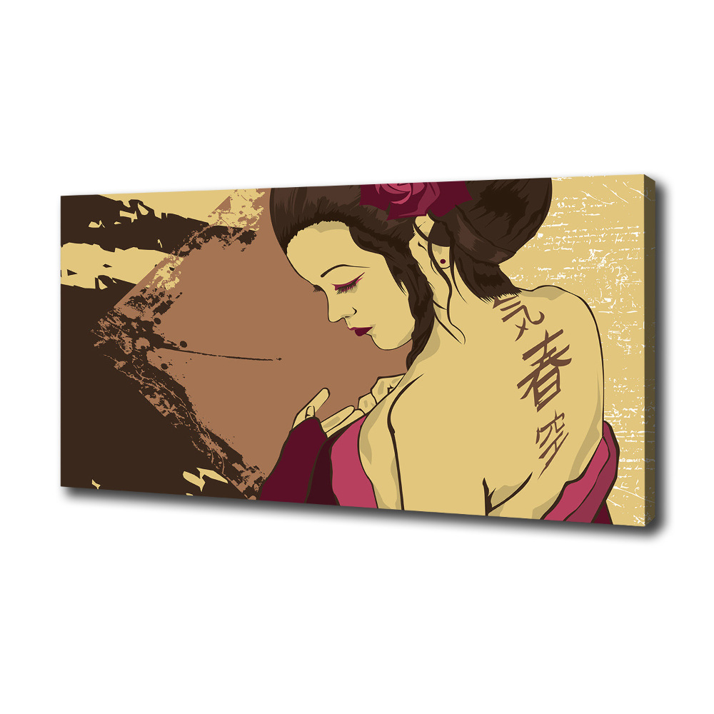 Tableau imprimé sur toile Geisha