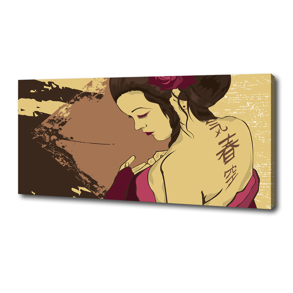 Tableau imprimé sur toile Geisha