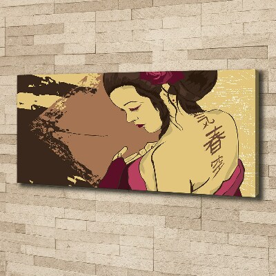 Tableau imprimé sur toile Geisha