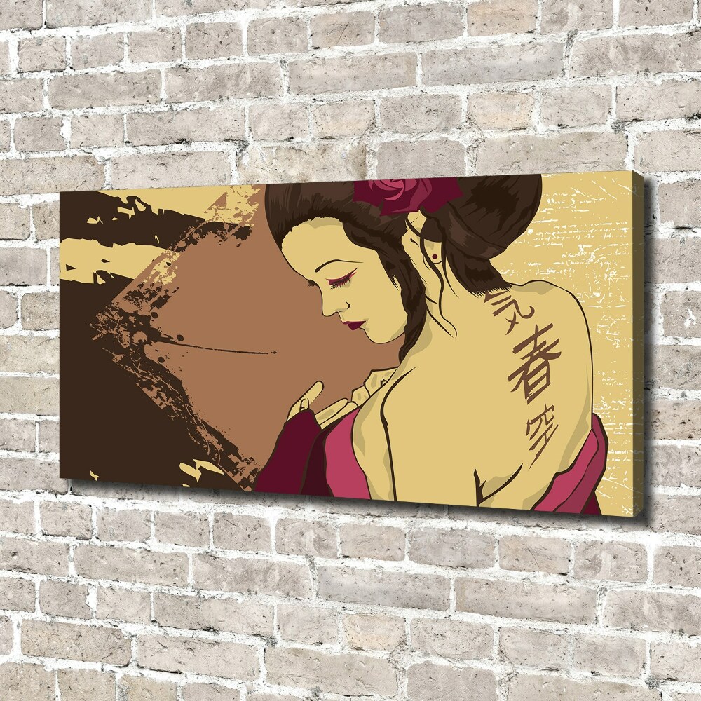 Tableau imprimé sur toile Geisha