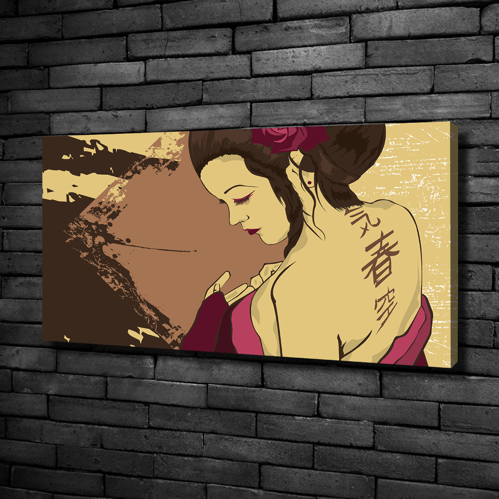 Tableau imprimé sur toile Geisha