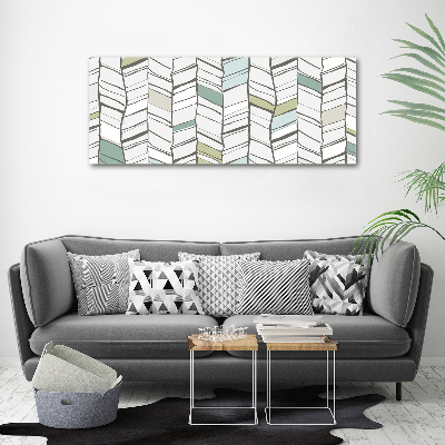 Tableau imprimé sur toile Motif à chevrons