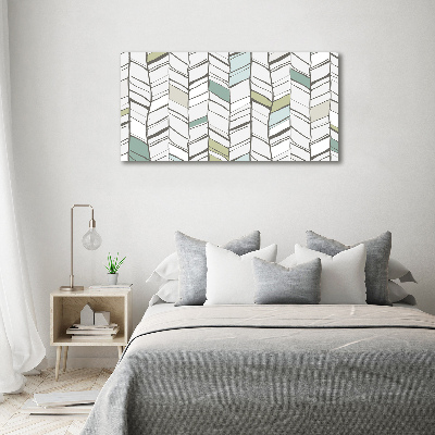 Tableau imprimé sur toile Motif à chevrons