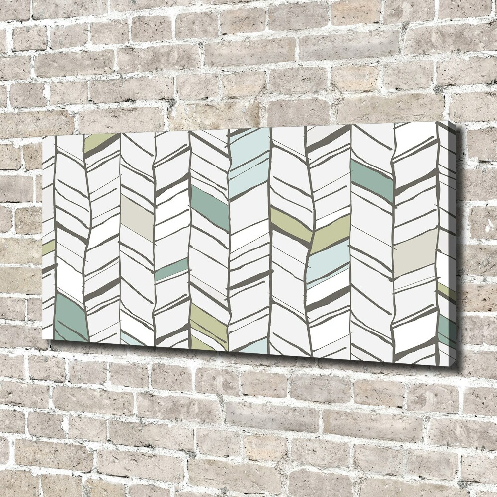 Tableau imprimé sur toile Motif à chevrons