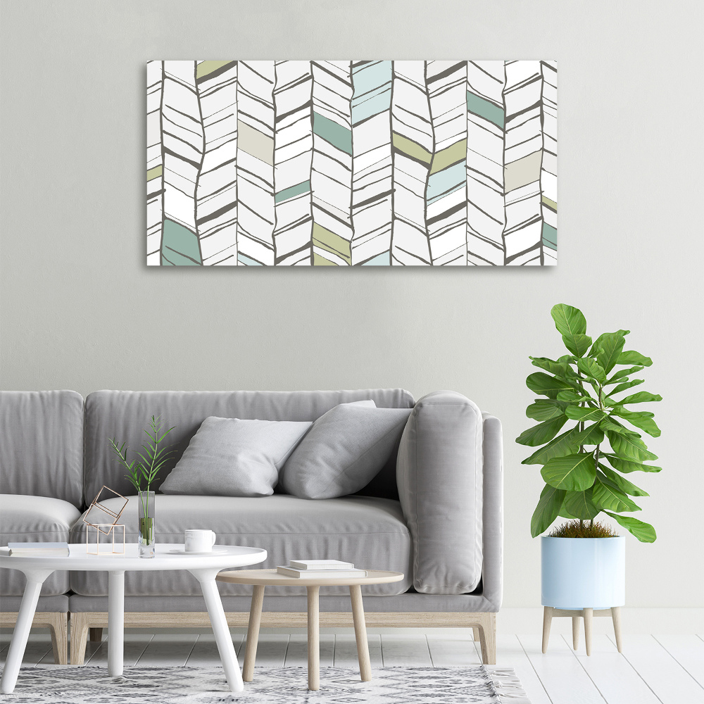 Tableau imprimé sur toile Motif à chevrons