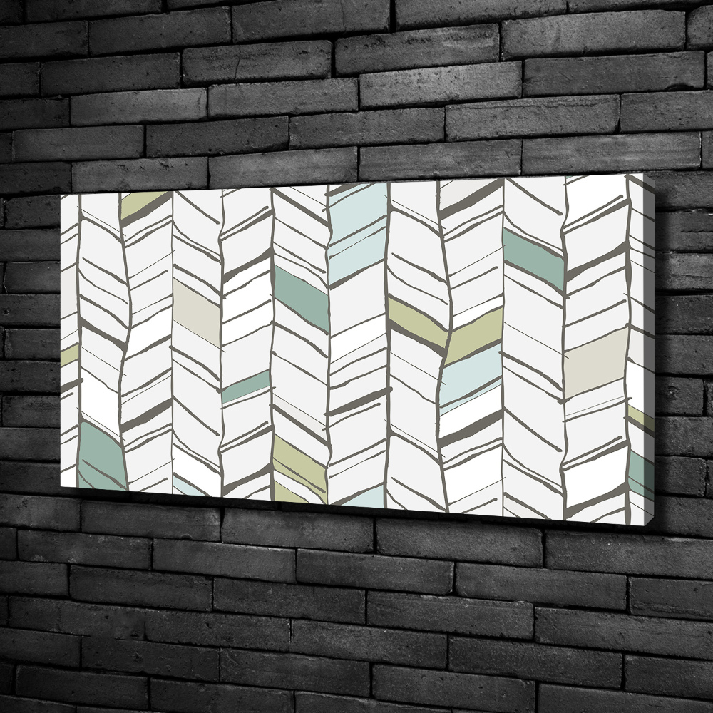 Tableau imprimé sur toile Motif à chevrons