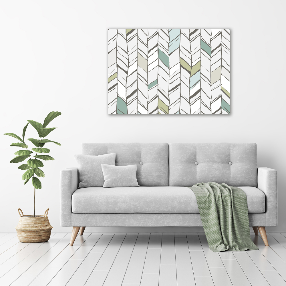 Tableau imprimé sur toile Motif à chevrons