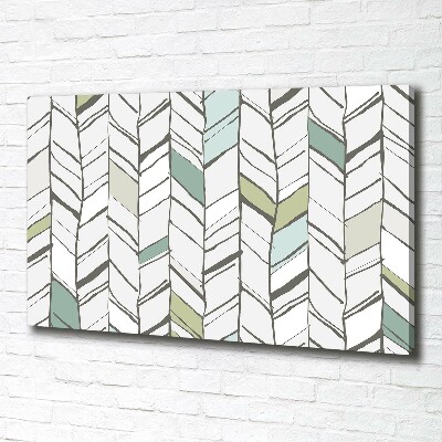 Tableau imprimé sur toile Motif à chevrons