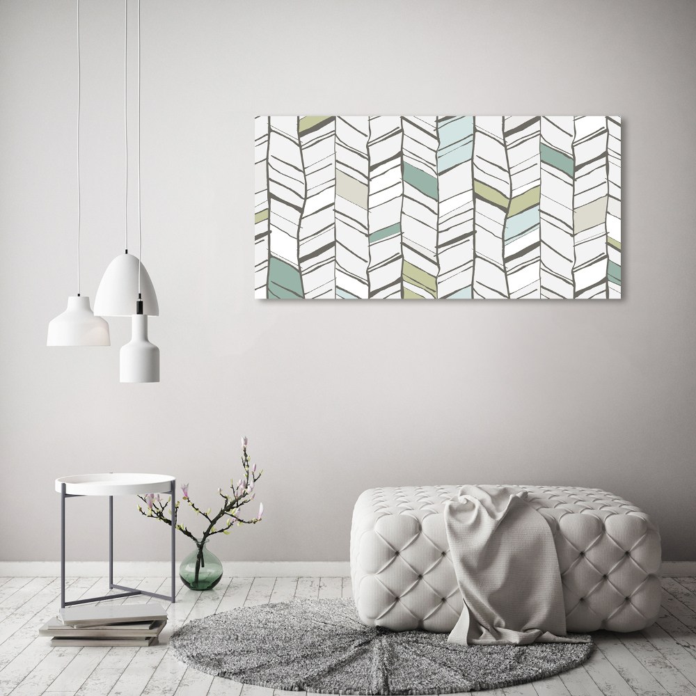 Tableau imprimé sur toile Motif à chevrons