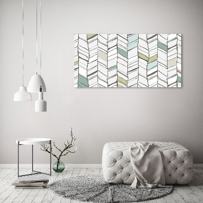 Tableau imprimé sur toile Motif à chevrons