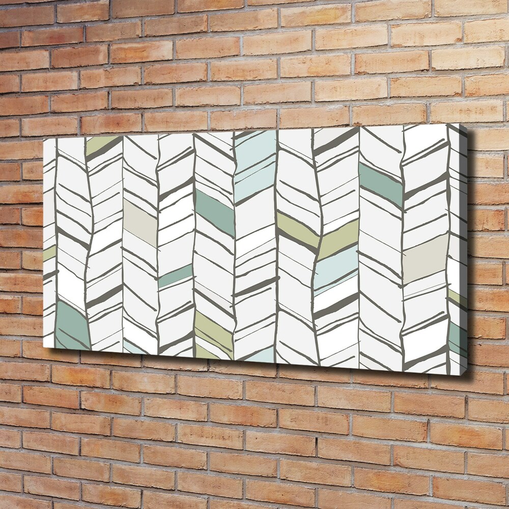 Tableau imprimé sur toile Motif à chevrons