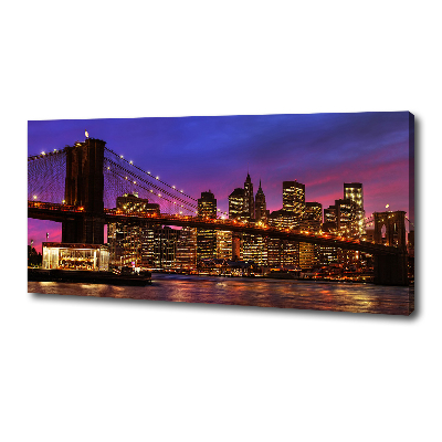 Tableau imprimé sur toile Manhattan Ouest