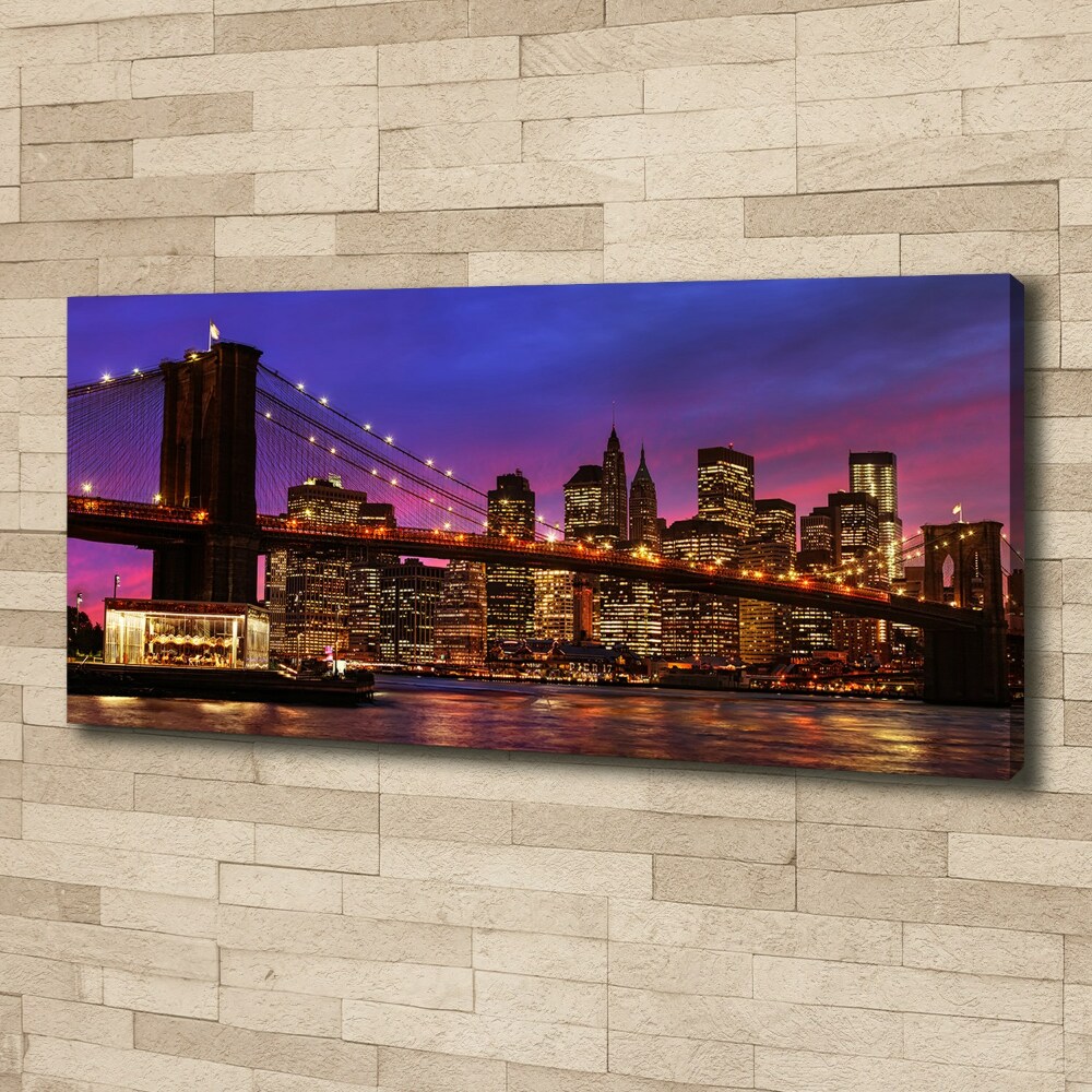 Tableau imprimé sur toile Manhattan Ouest