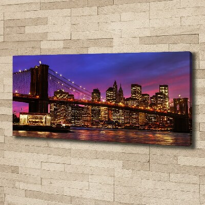 Tableau imprimé sur toile Manhattan Ouest