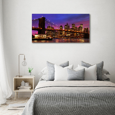 Tableau imprimé sur toile Manhattan Ouest