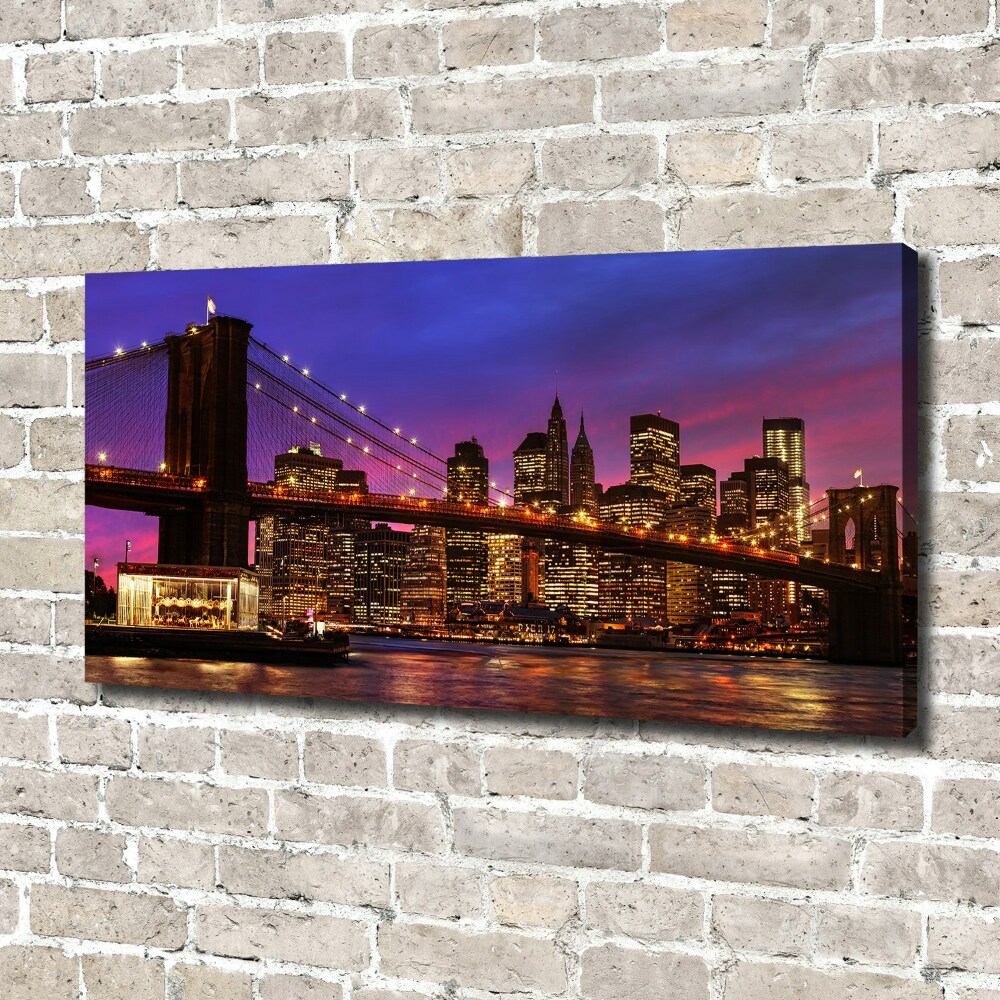 Tableau imprimé sur toile Manhattan Ouest