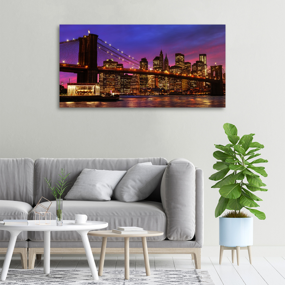 Tableau imprimé sur toile Manhattan Ouest