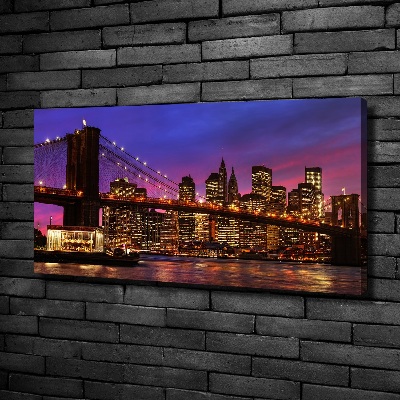 Tableau imprimé sur toile Manhattan Ouest