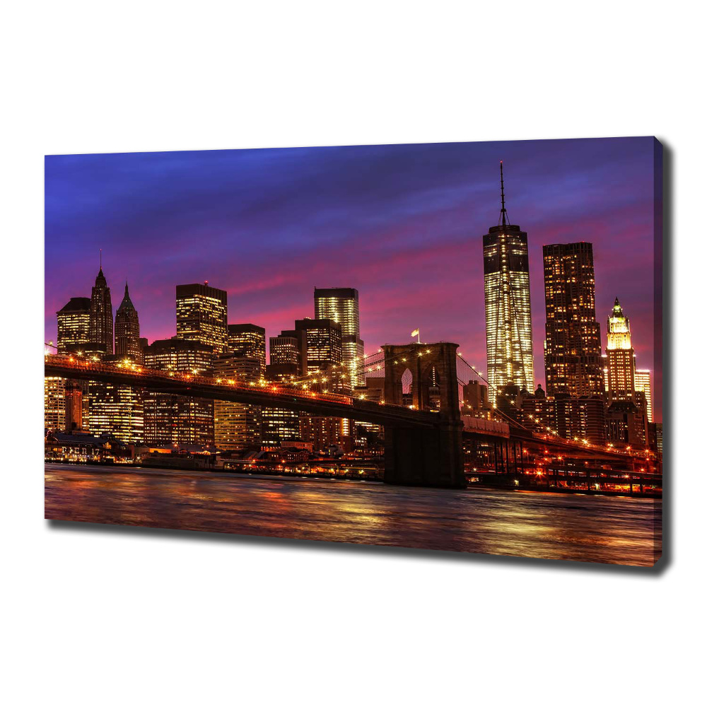 Tableau imprimé sur toile Manhattan Ouest