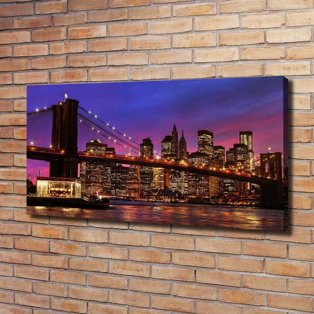 Tableau imprimé sur toile Manhattan Ouest