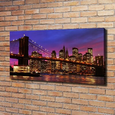 Tableau imprimé sur toile Manhattan Ouest