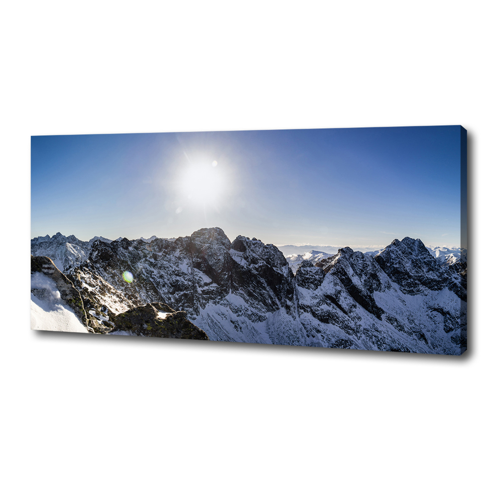 Tableau mural sur toile Hiver dans les Tatras