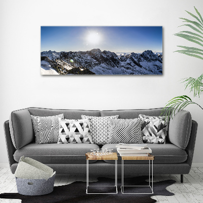 Tableau mural sur toile Hiver dans les Tatras