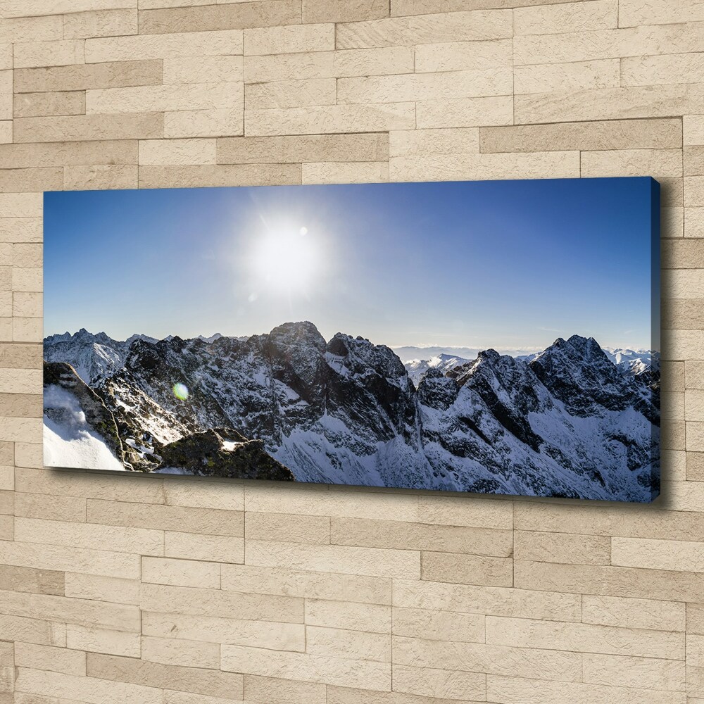 Tableau mural sur toile Hiver dans les Tatras