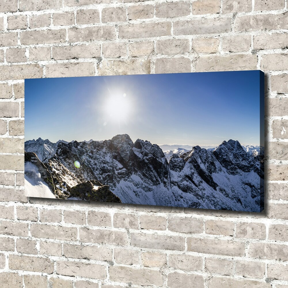 Tableau mural sur toile Hiver dans les Tatras