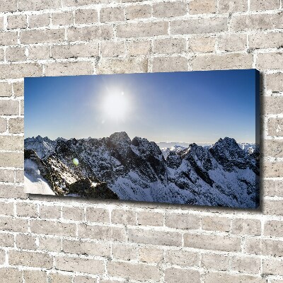 Tableau mural sur toile Hiver dans les Tatras