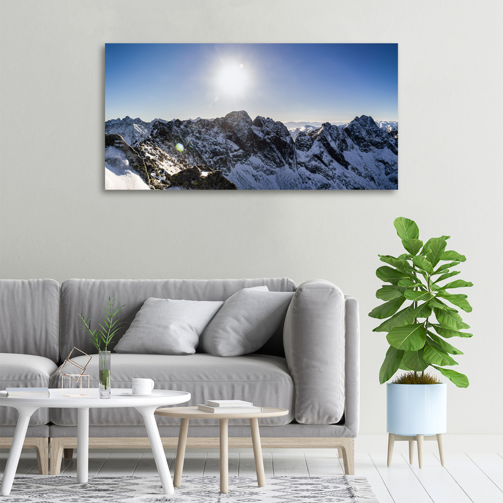 Tableau mural sur toile Hiver dans les Tatras