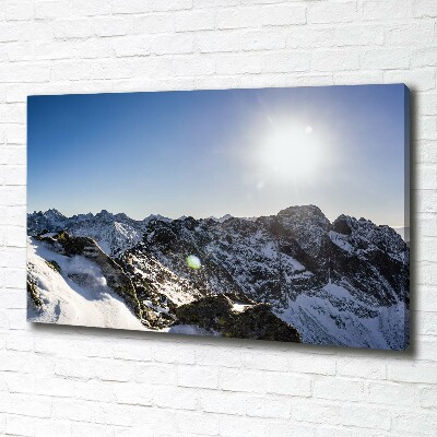 Tableau mural sur toile Hiver dans les Tatras