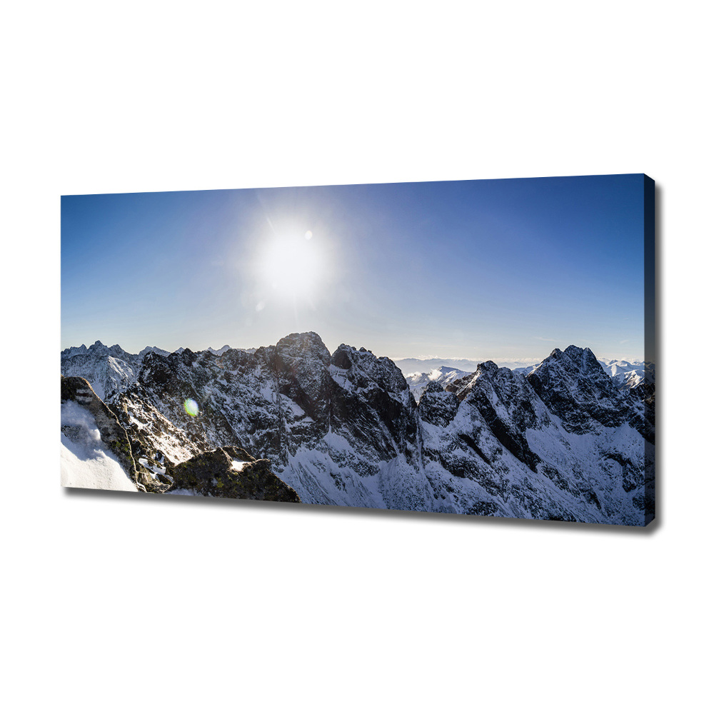 Tableau mural sur toile Hiver dans les Tatras