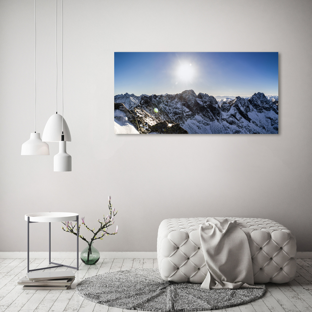 Tableau mural sur toile Hiver dans les Tatras