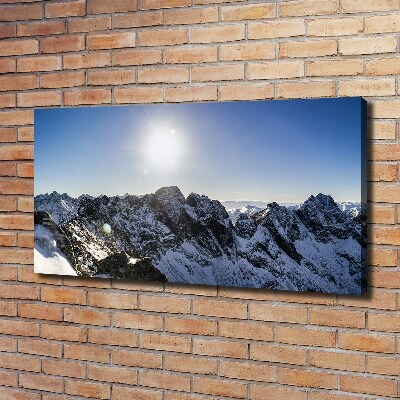 Tableau mural sur toile Hiver dans les Tatras