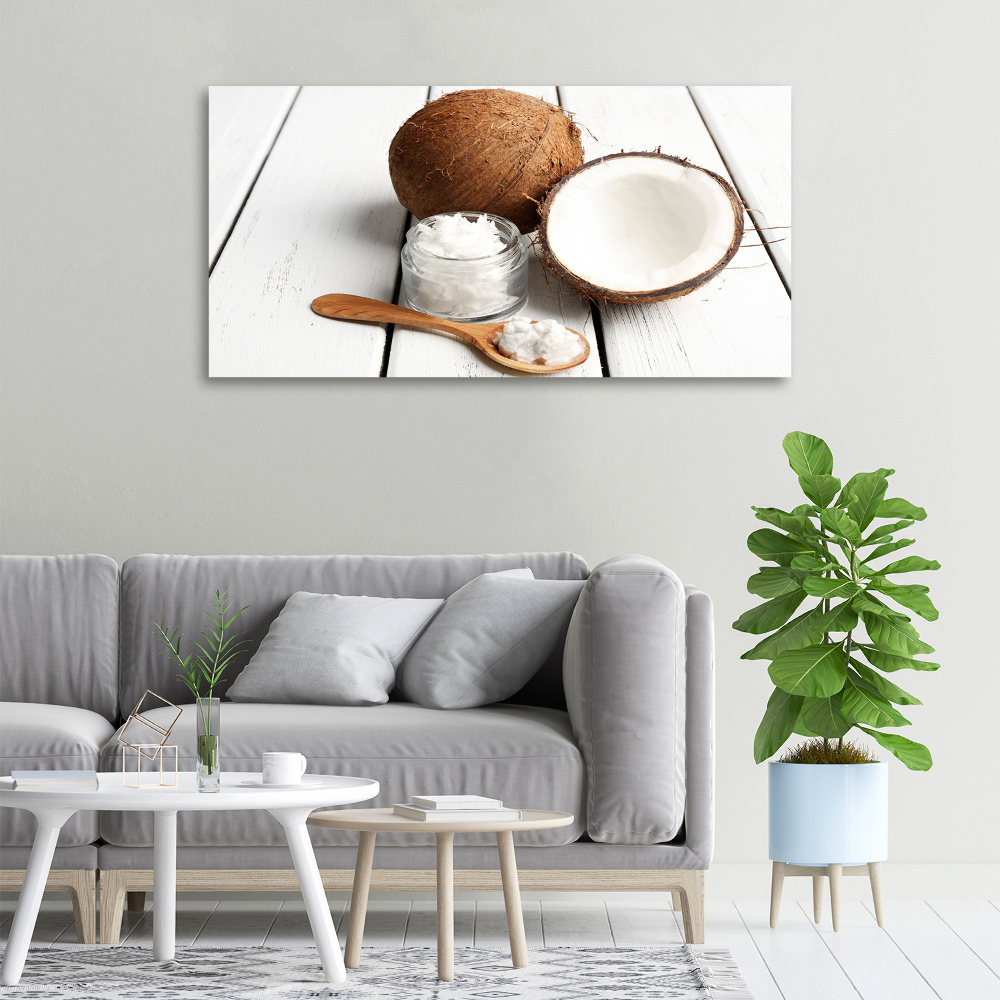 Tableau imprimé sur toile Huile de coco