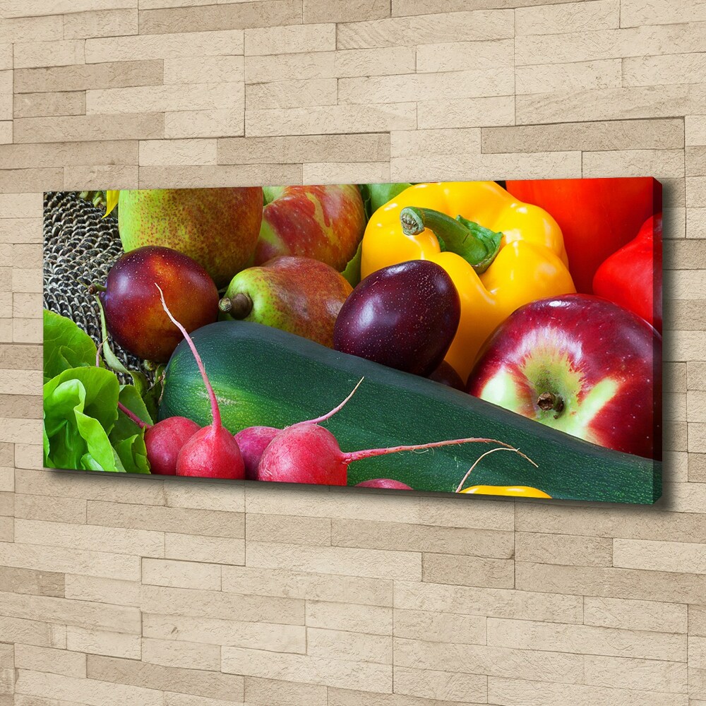 Tableau mural sur toile Fruits et légumes